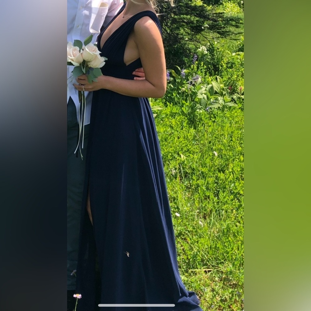 Lulus bridesmaid‎ dress. Navy blue maxi dress. Size Small​​